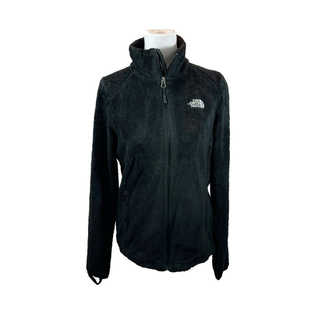 Ladies The North Face Osito‎ Black Fleece Full Zip Jacket Size Small